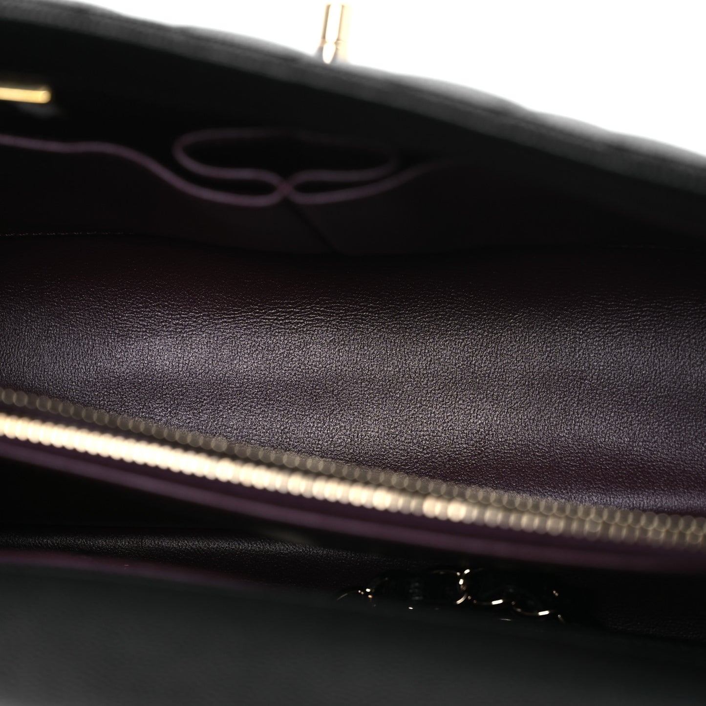 Caviar Quilted Small Coco Handle Flap Black