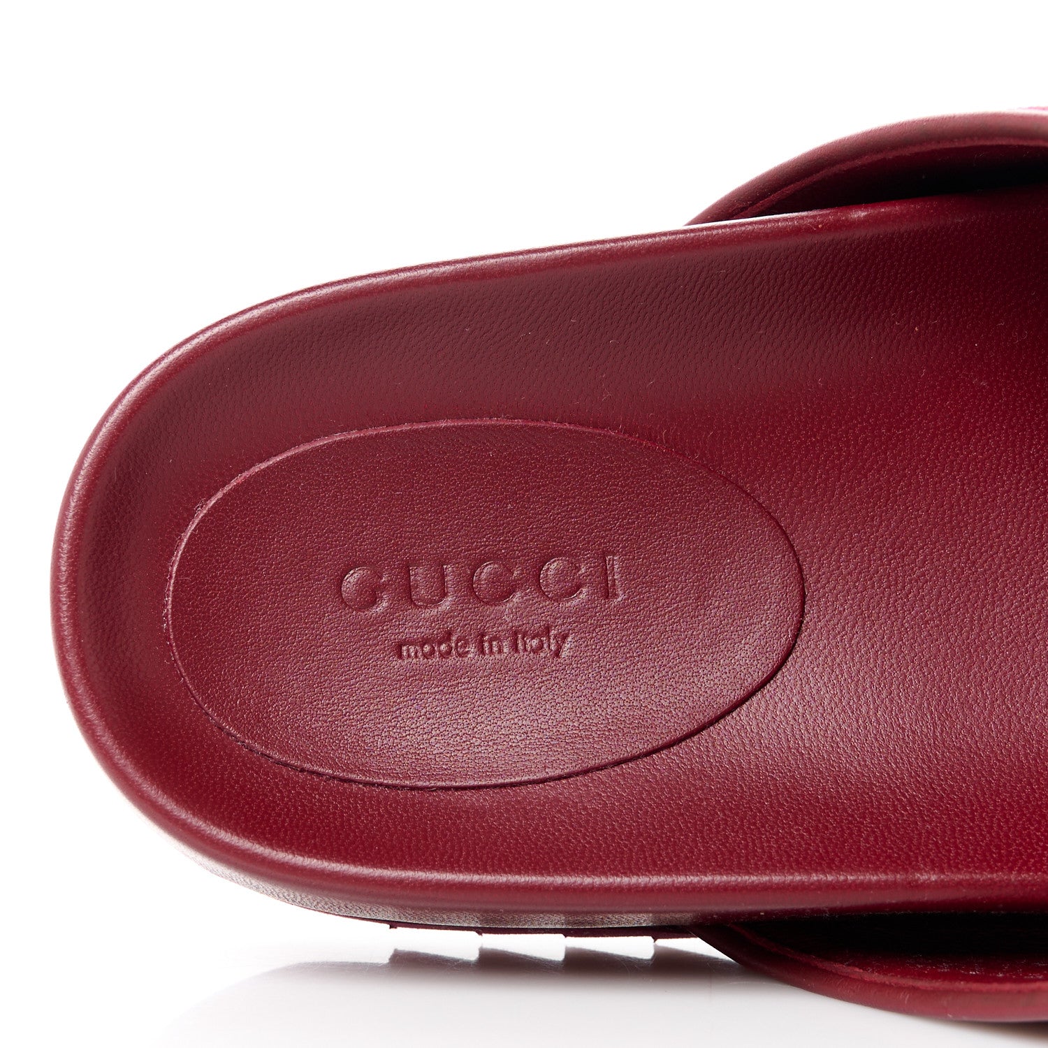 Gucci GG Supreme Monogram Womens Horsebit Slippers 39 Rosso Ancora 8 of 10