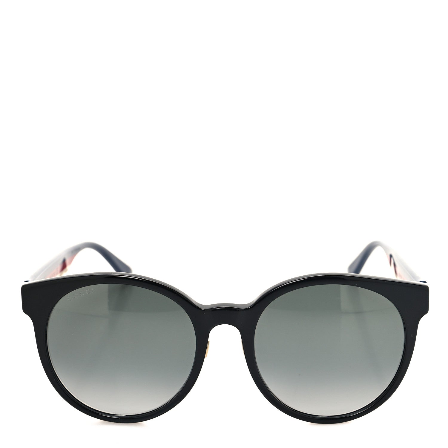 Gucci Acetate GG Web Round Eye Sunglasses GG0416SK Black 2 of 7