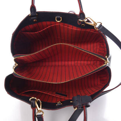 Louis Vuitton Empreinte Montaigne GM Marine Rouge 5 of 13