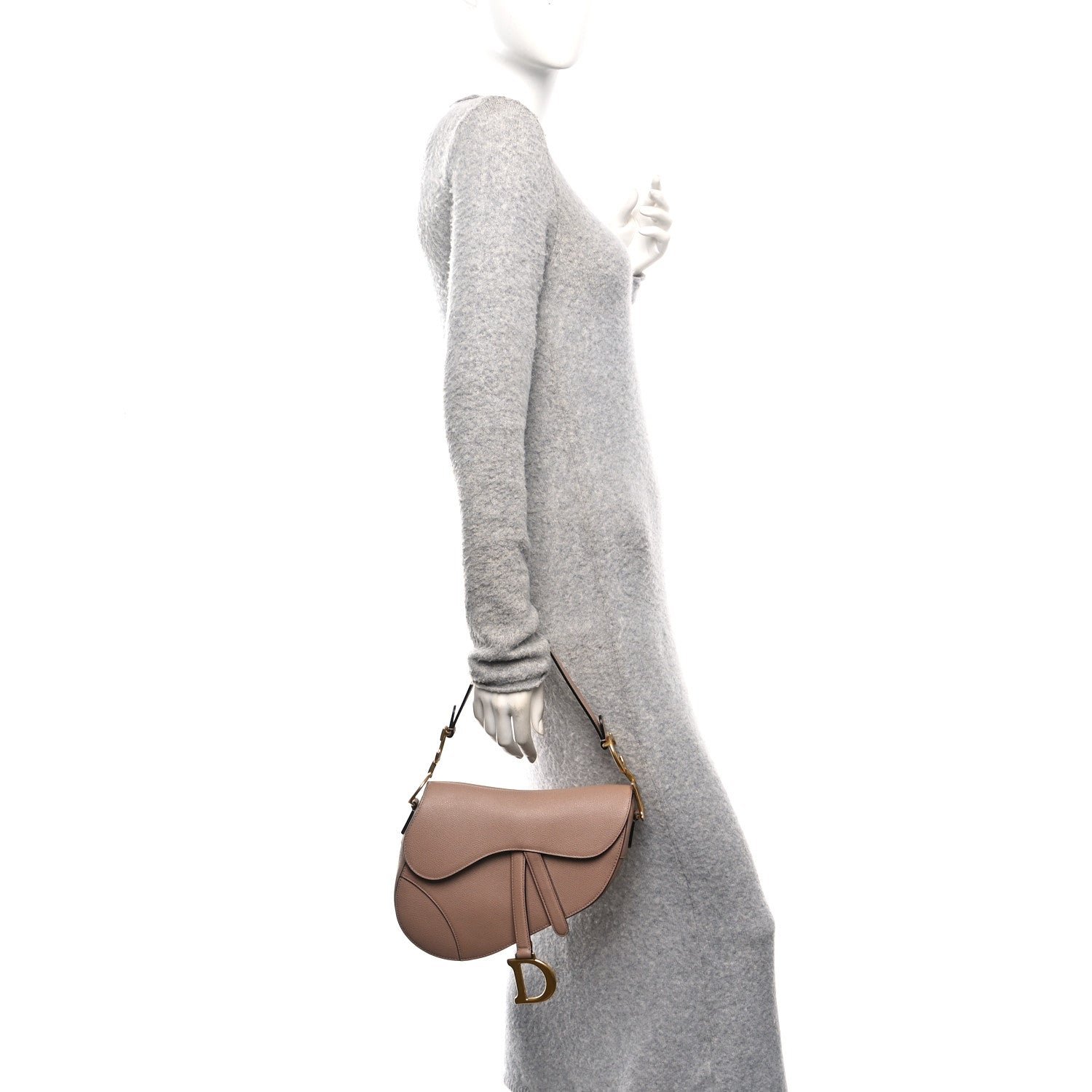 Christian Dior Grained Calfskin Saddle Bag Fard 2 of 10