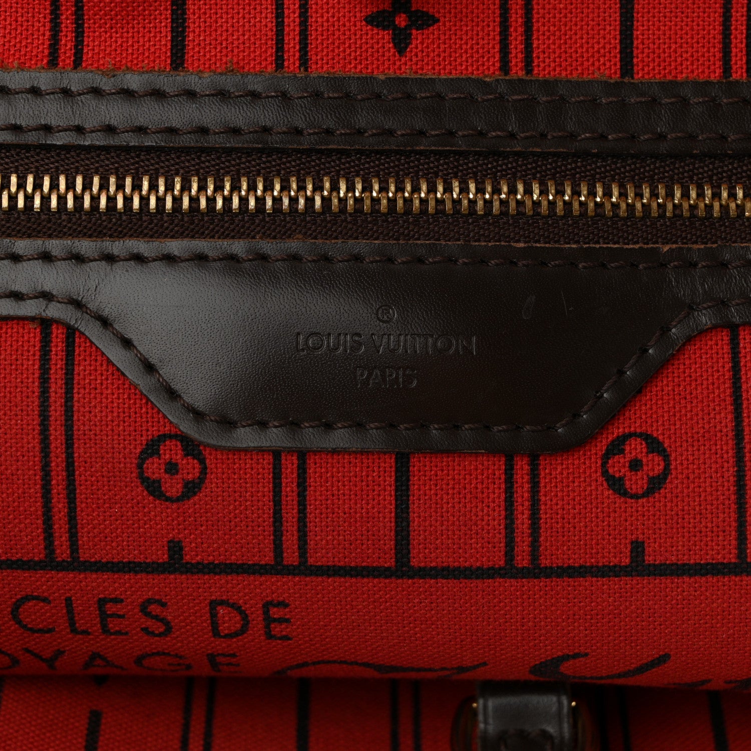 Louis Vuitton Damier Ebene Neverfull MM 6 of 12