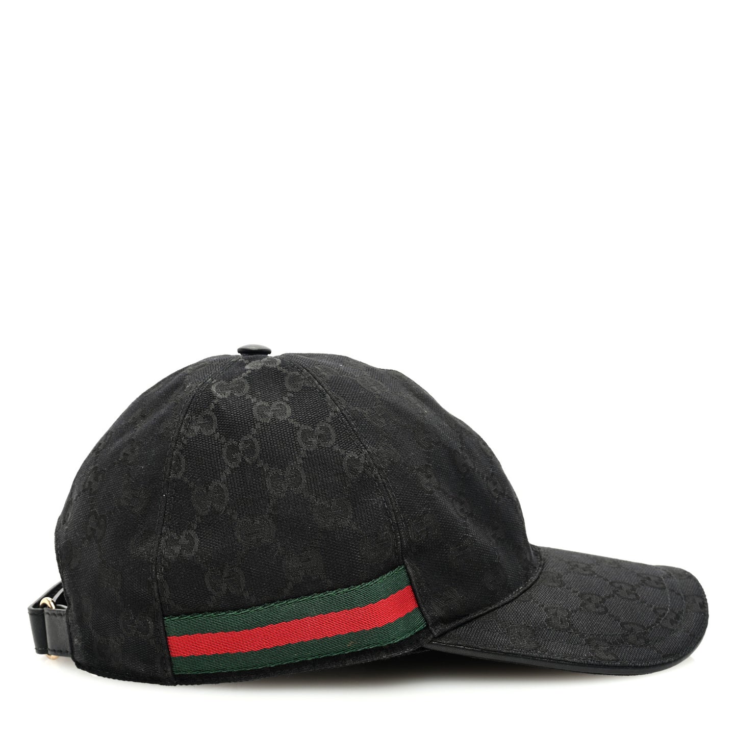 Monogram Web Baseball Hat XXL Black