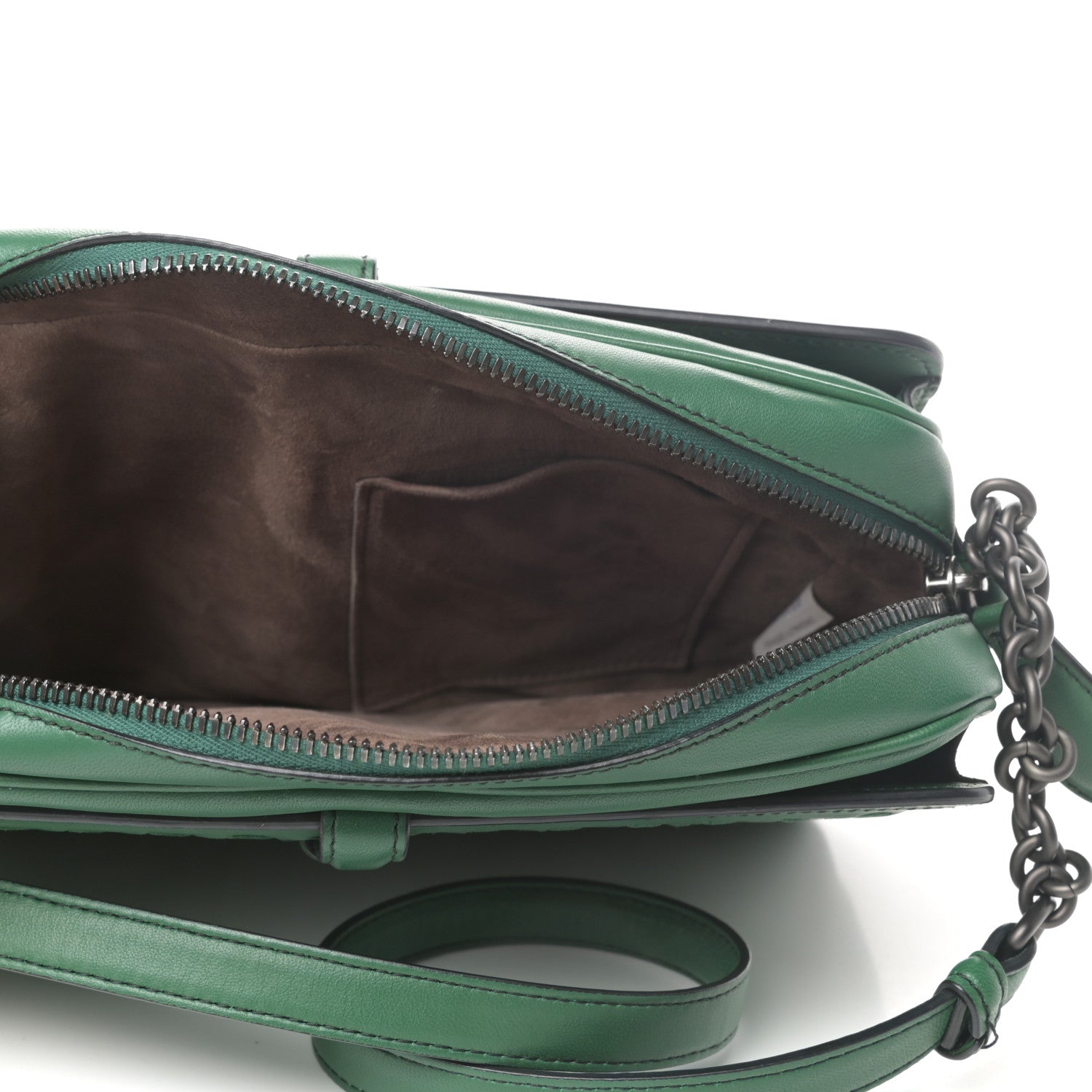 Bottega Veneta Nappa Intrecciato Medium Camera Shoulder Bag Green 5 of 10