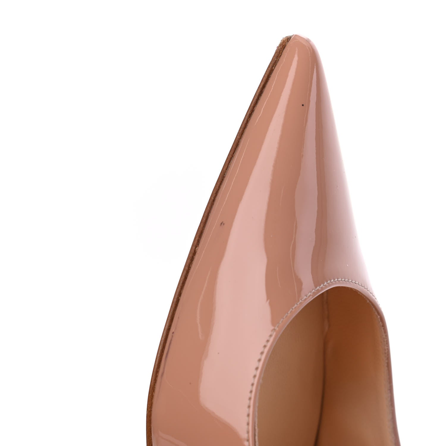 Christian Louboutin Patent Kate Sling 85 Pumps 38.5 Nude 10 of 23