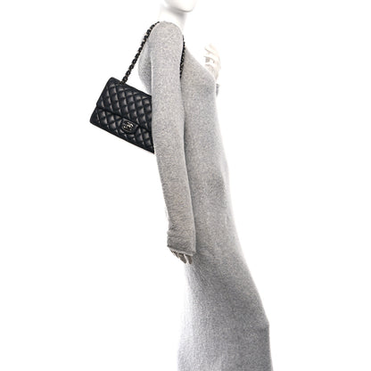 Chanel Iridescent Caviar Quilted Medium Double Flap Black 2 of 10