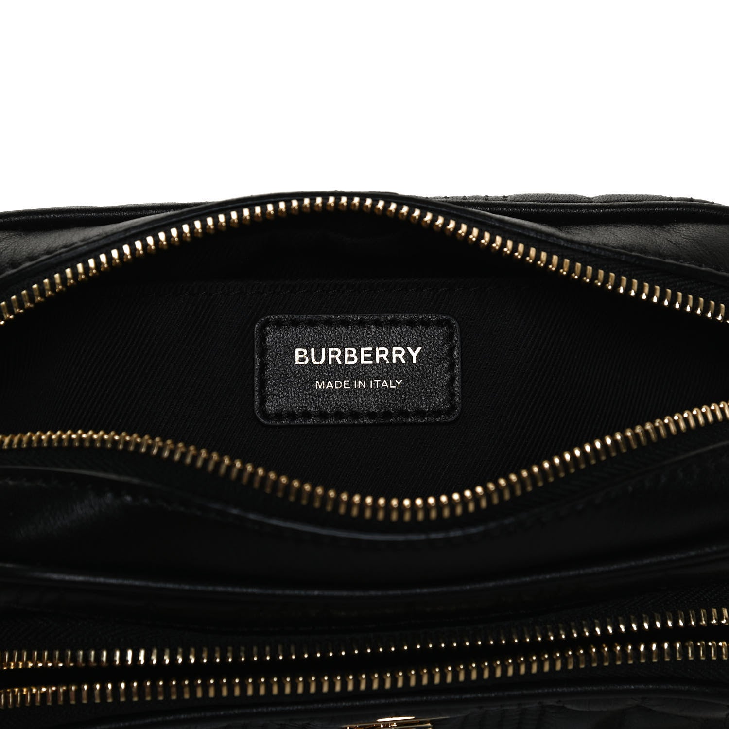 Burberry Lambskin Quilted Mini Camera Bag Black 6 of 11