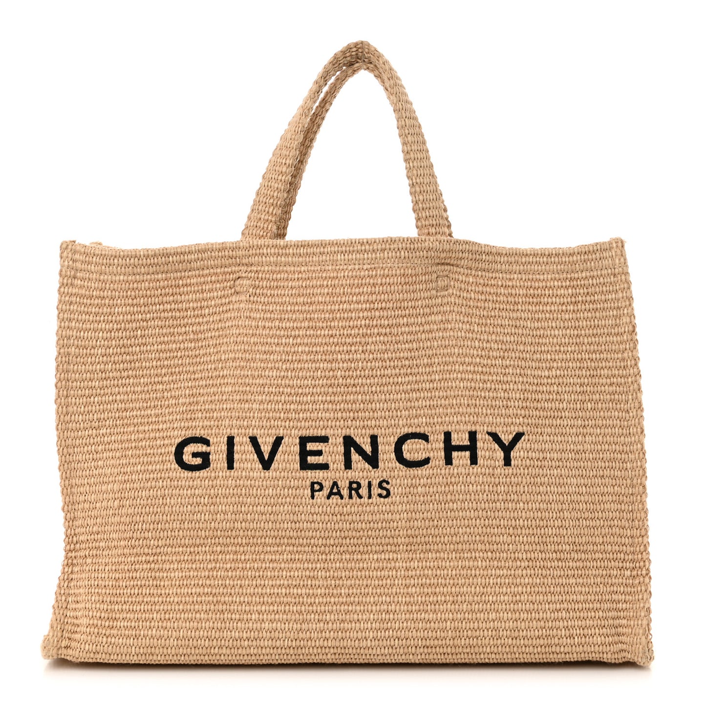 Raffia Large G Shopping Tote Natural