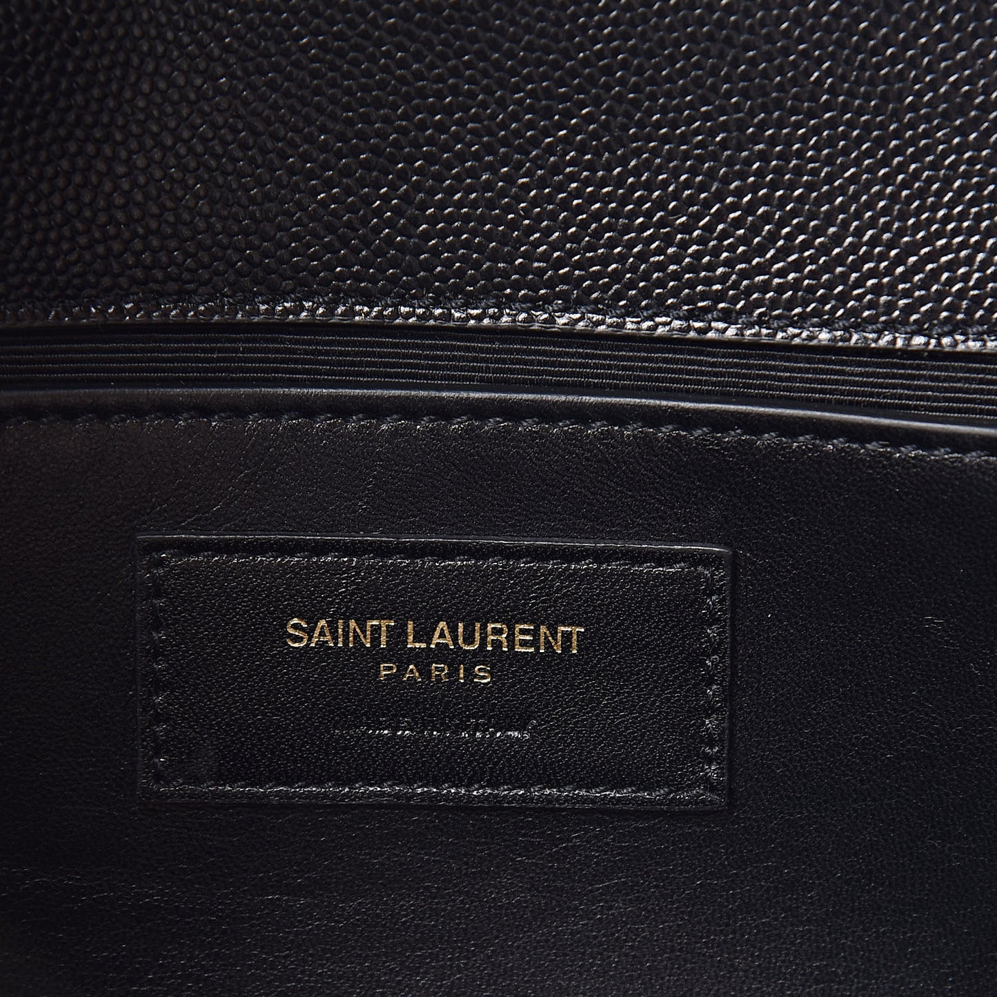 Grain De Poudre Monogram Cassandre Clutch Black