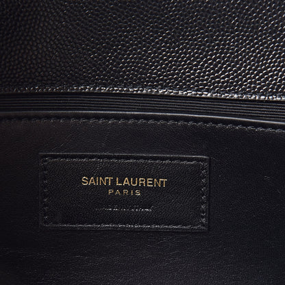 Saint Laurent Grain De Poudre Monogram Cassandre Clutch Black 7 of 8