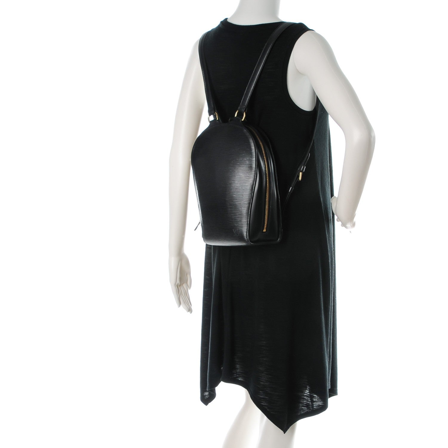 Louis Vuitton Epi Mabillon Backpack Black 2 of 7