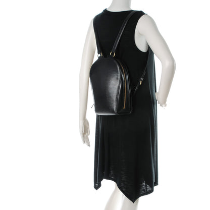 Louis Vuitton Epi Mabillon Backpack Black 2 of 7