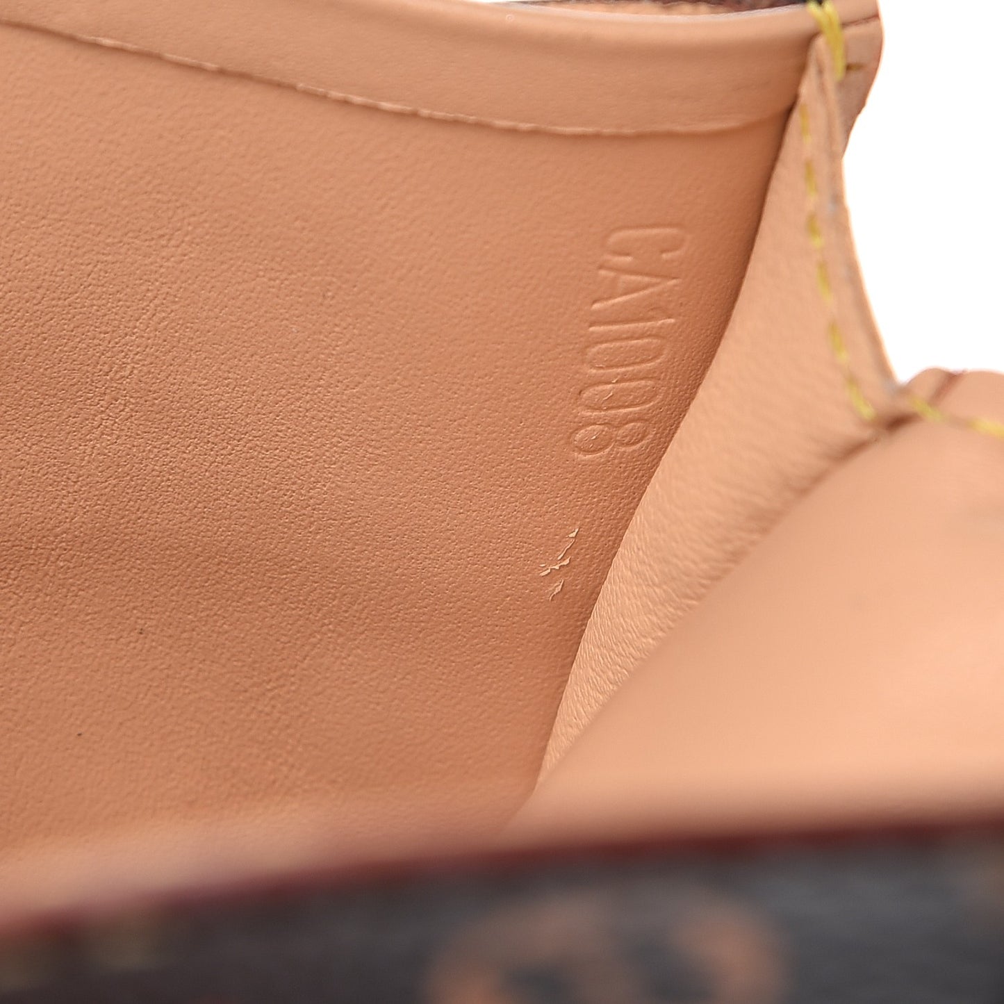 Monogram Multicolor Business Card Holder Black