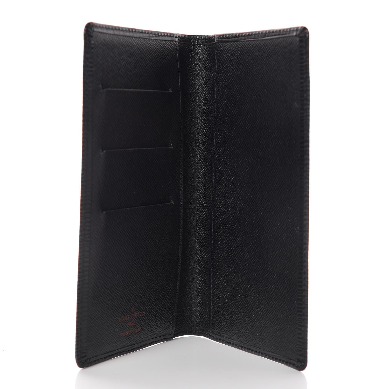 Louis Vuitton Epi Checkbook Cover Black 5 of 7