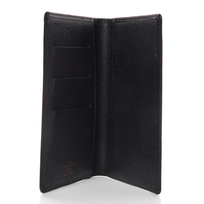 Louis Vuitton Epi Checkbook Cover Black 5 of 7