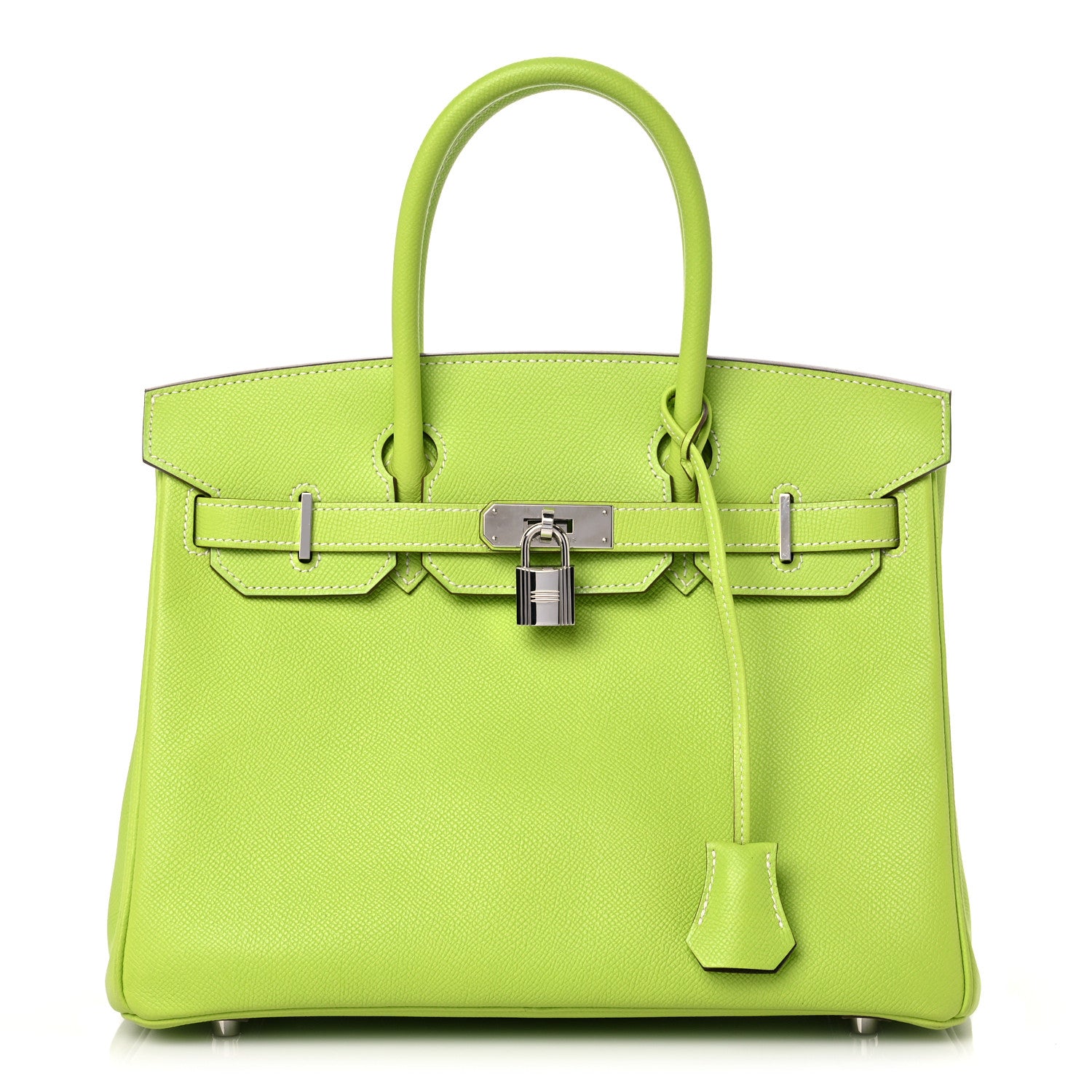 Hermes Epsom Candy Birkin 30 Kiwi Lichen 1 of 15