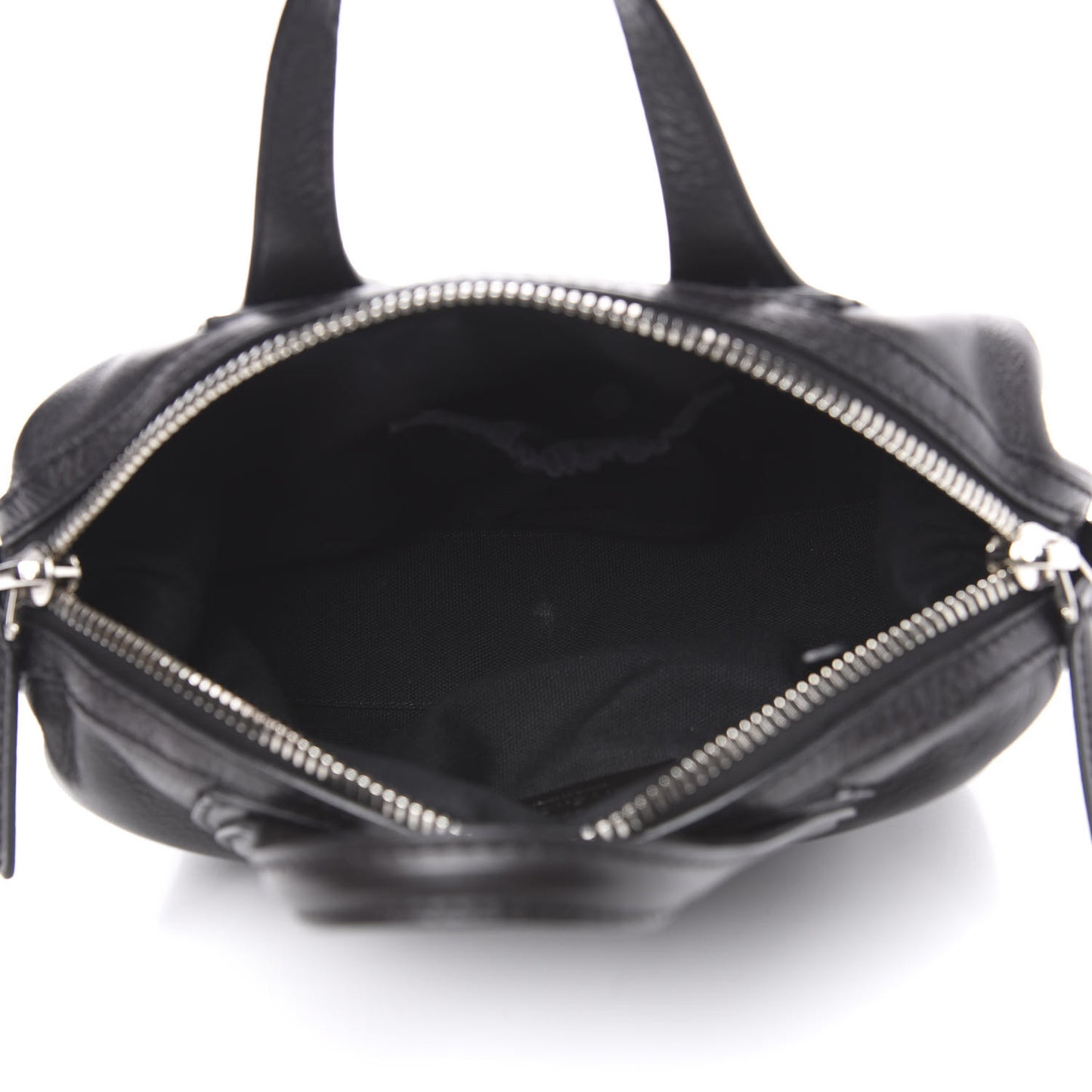 Waxed Calfskin Micro Nightingale Black