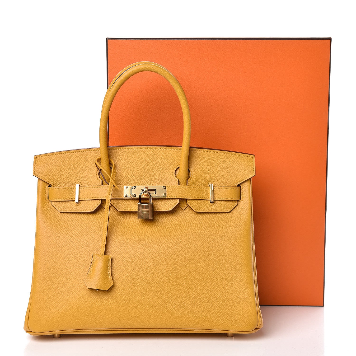 Hermes Epsom Birkin 30 Jaune Ambre 41 of 41