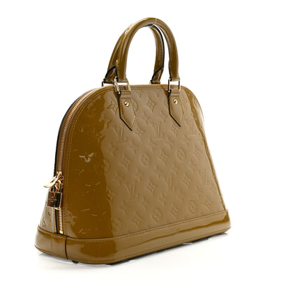 Louis Vuitton Vernis Alma PM Vert Olive 3 of 11