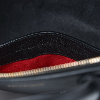 Balenciaga Signature Grained Calfskin Logo S Ville Top Handle Bag Black 7 of 11
