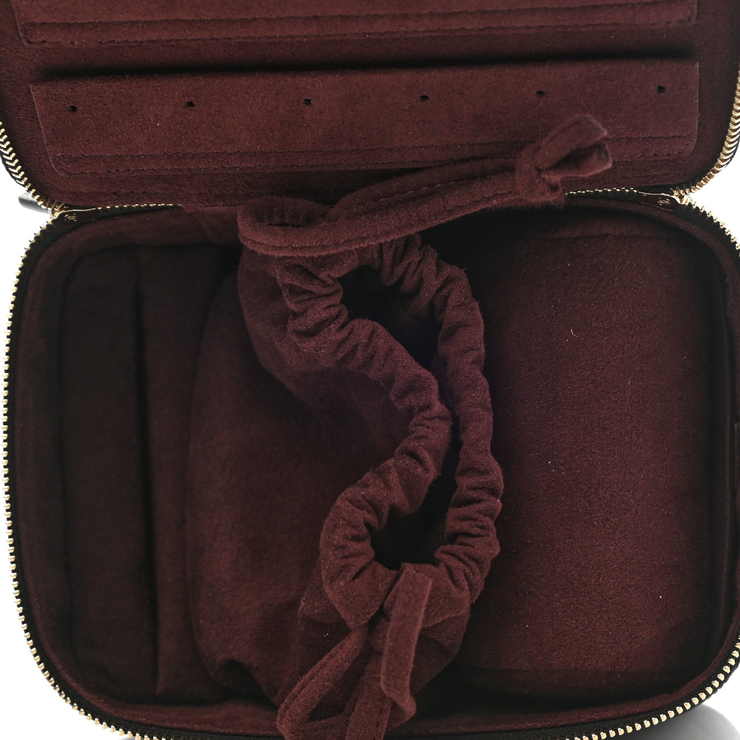 Chanel Caviar Quilted Top Handle Jewelry Case Black 5 of 12
