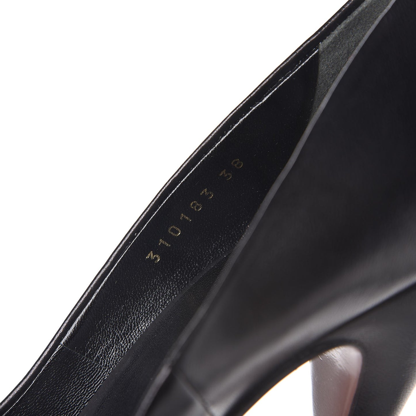 Nappa Horsebit High Heel Pumps 38 Black