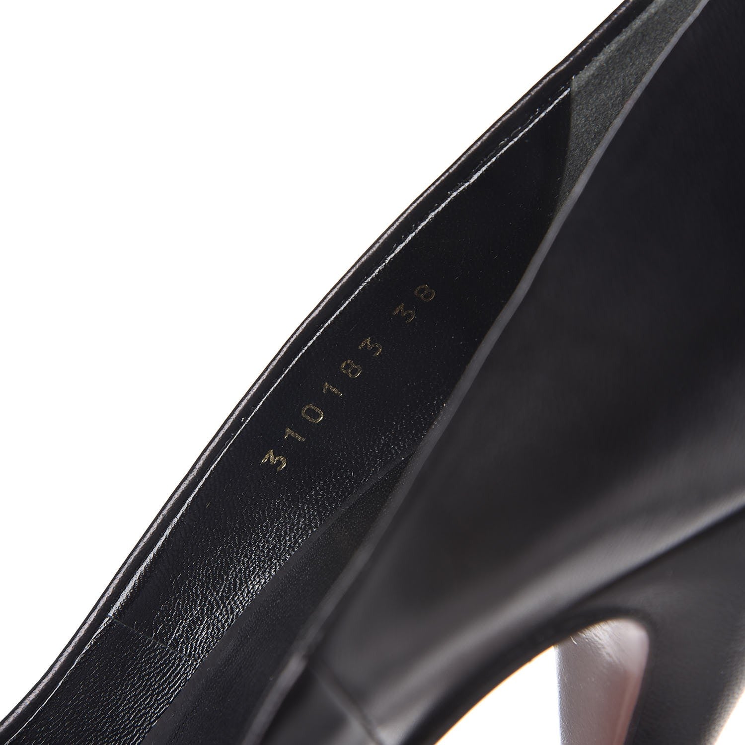 Gucci Nappa Horsebit High Heel Pumps 38 Black 8 of 9