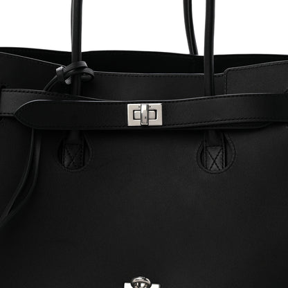 Balenciaga Smooth Calfskin Medium Bel Air Carry All Bag Black 7 of 9