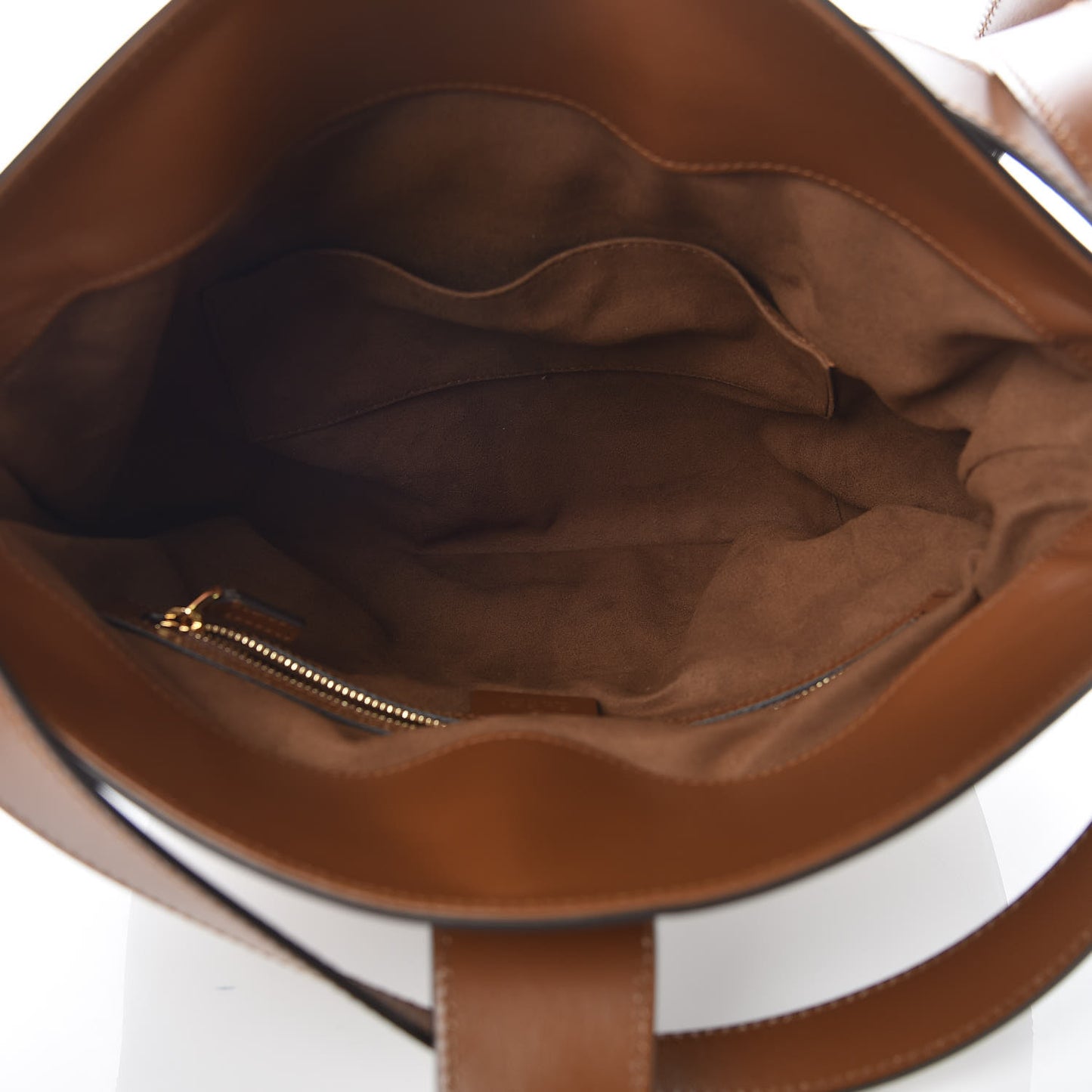 Boarded Plutone Calfskin Medium Arli Shoulder Bag Nocciola