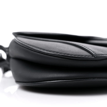 Christian Dior Ultra Matte Calfskin Mini Saddle Bag Black 7 of 12