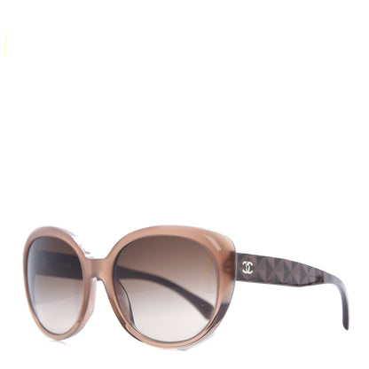 Chanel Acetate Quilted Sunglasses 5184 Tan 1 of 8