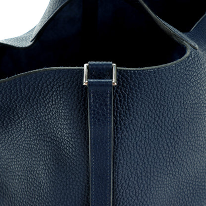 Hermes Taurillon Clemence Picotin Lock 22 MM Bleu Nuit 10 of 11