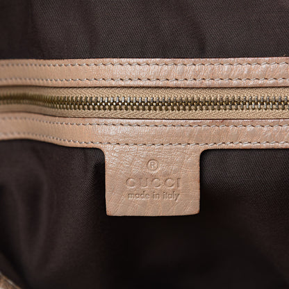 Gucci Monogram Large Jockey Hobo Beige 6 of 16