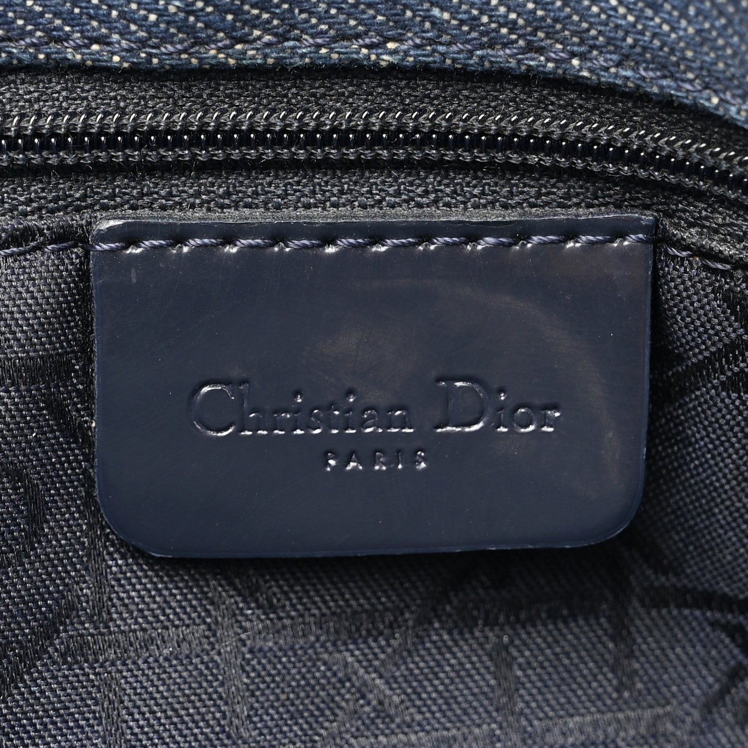 Christian Dior Denim Cannage Large Lady Dior Blue 8 of 18