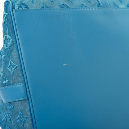 Louis Vuitton Monogram See Through Keepall Triangle Bandouliere 50 Turquoise 6 of 11