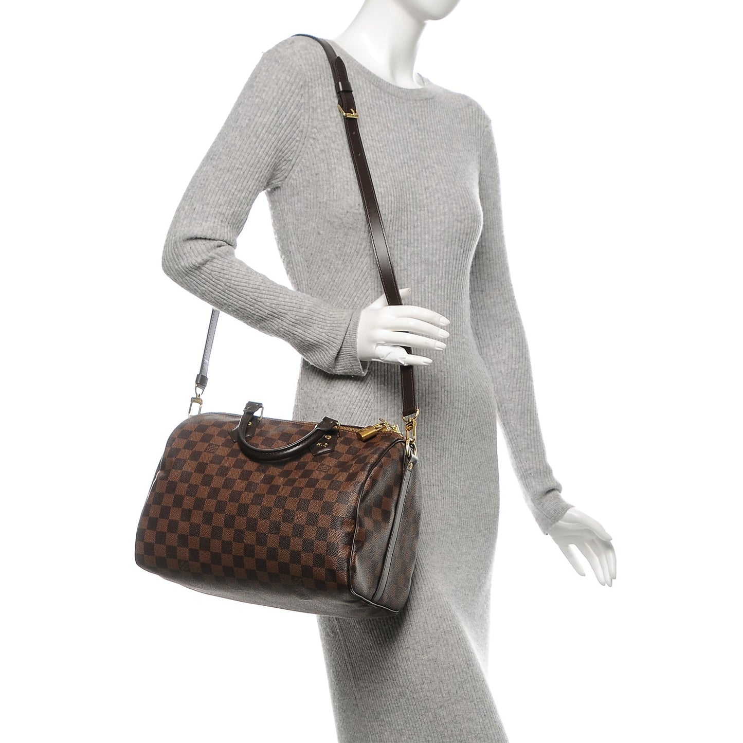 Damier Ebene Speedy Bandouliere 30