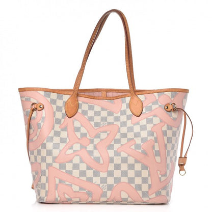 Louis Vuitton Damier Azur Tahitienne Neverfull MM 1 of 19