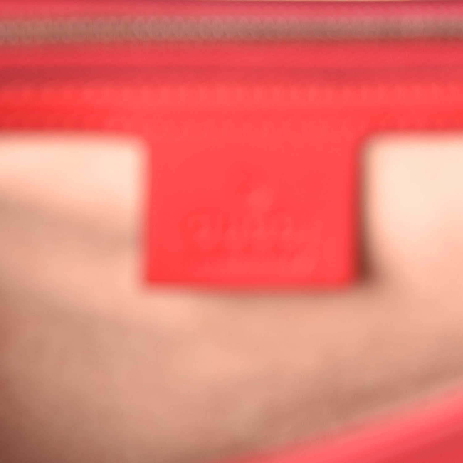 Gucci Calfskin Matelasse Large GG Marmont Shoulder Bag Hibiscus Red 6 of 9