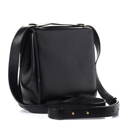 Bottega Veneta Box Calfskin Nappa Clip Bag Black 3 of 10