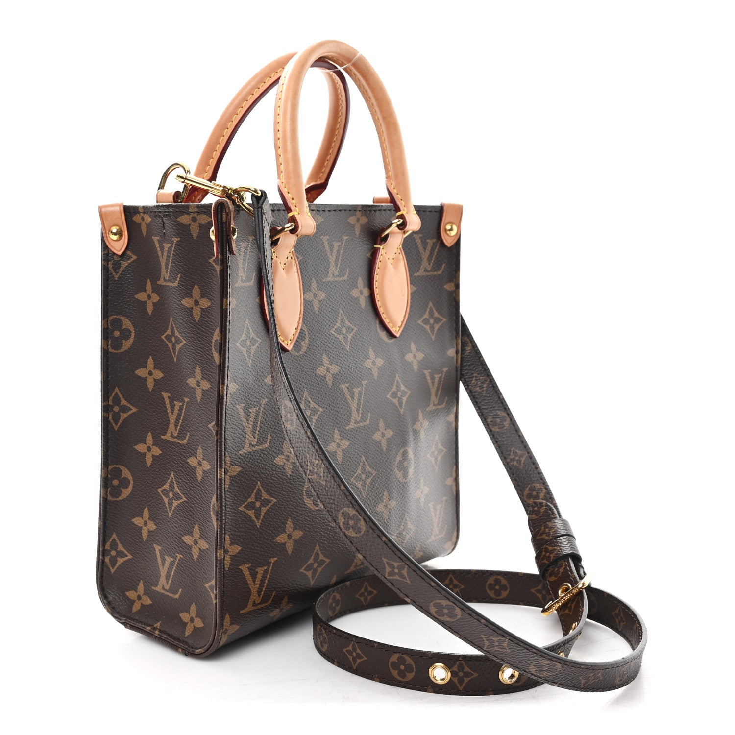 Louis Vuitton Monogram Sac Plat BB 3 of 9