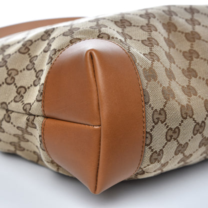 Gucci Monogram Large Flat Messenger Bag Brown 7 of 10