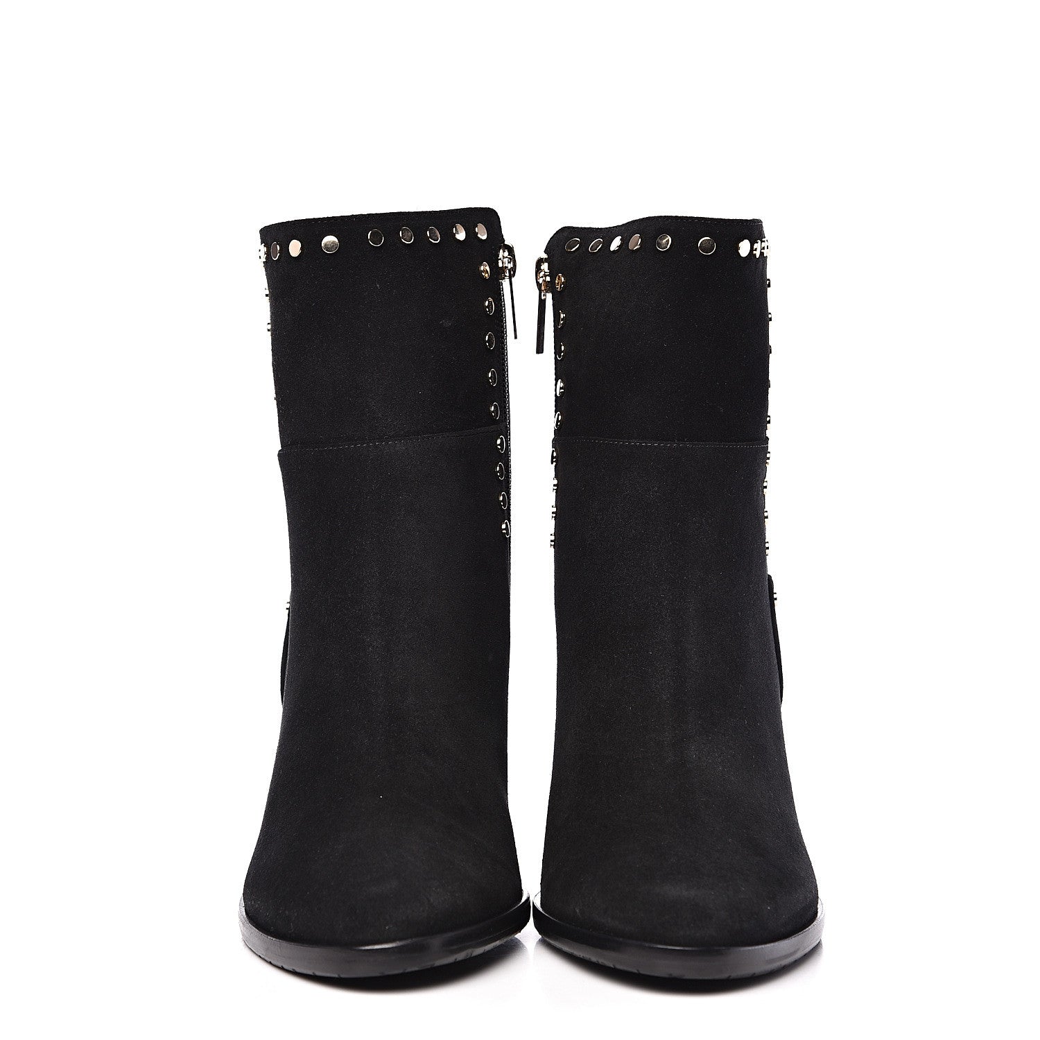 Jimmy Choo Suede Harlow Ankle Boots 38 Black 2 of 8