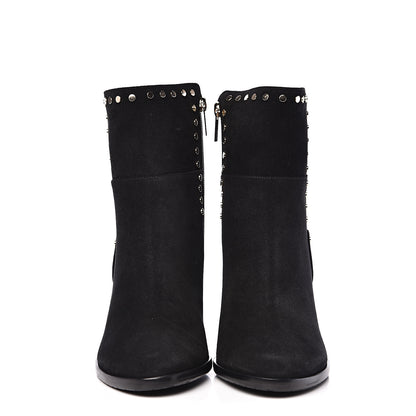 Jimmy Choo Suede Harlow Ankle Boots 38 Black 2 of 8