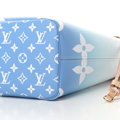 Louis Vuitton Monogram Giant By The Pool Neverfull MM Blue 9 of 9