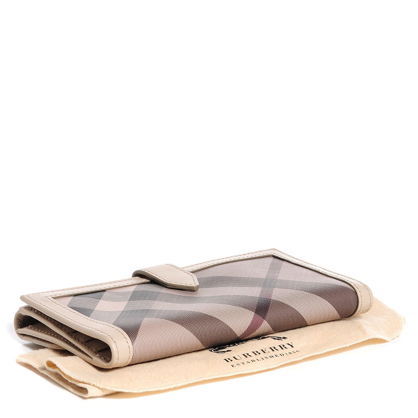 Smoked Check Continental Wallet