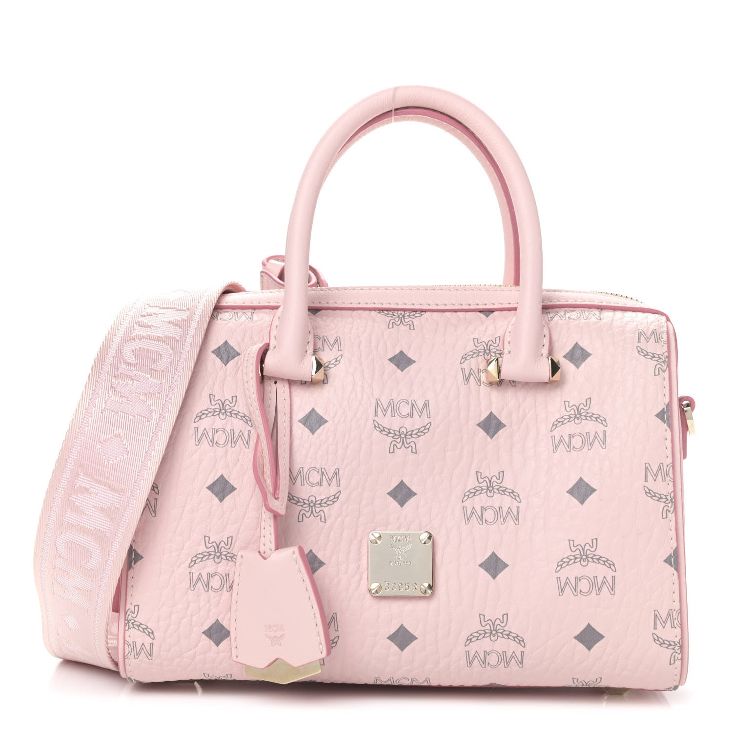 MCM Visetos Essential Boston Powder Pink 1 of 4