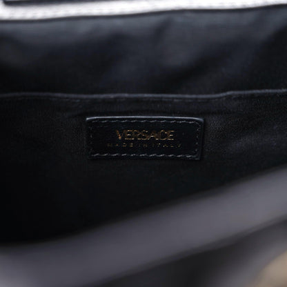 Versace Calfskin Quilted Medusa Backpack Black 8 of 10