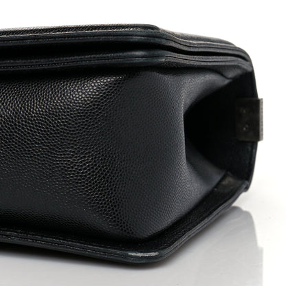 Chanel Caviar Quilted New Medium Boy Flap Black 9 of 10