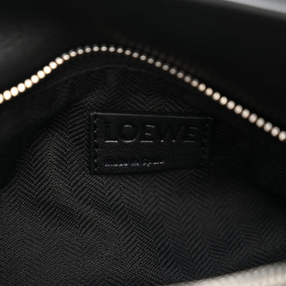 Loewe Shiny Calfskin Small Puzzle Biker Bag Black 6 of 9