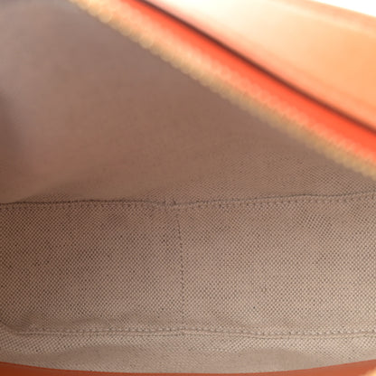 Gucci Calfskin GG Matelasse Shoulder Bag Spring Orange Natural 5 of 11
